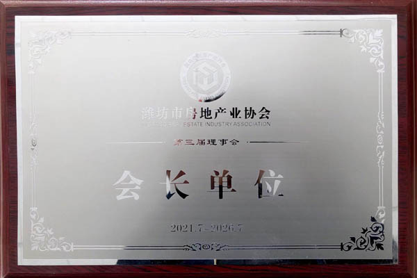 濰坊市房地產(chǎn)業(yè)協(xié)會(huì)會(huì)長(zhǎng)單位