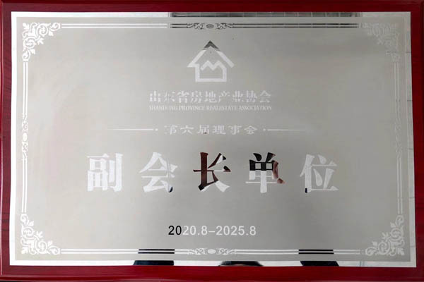 山東省房地產(chǎn)業(yè)協(xié)會(huì)副會(huì)長(zhǎng)單位